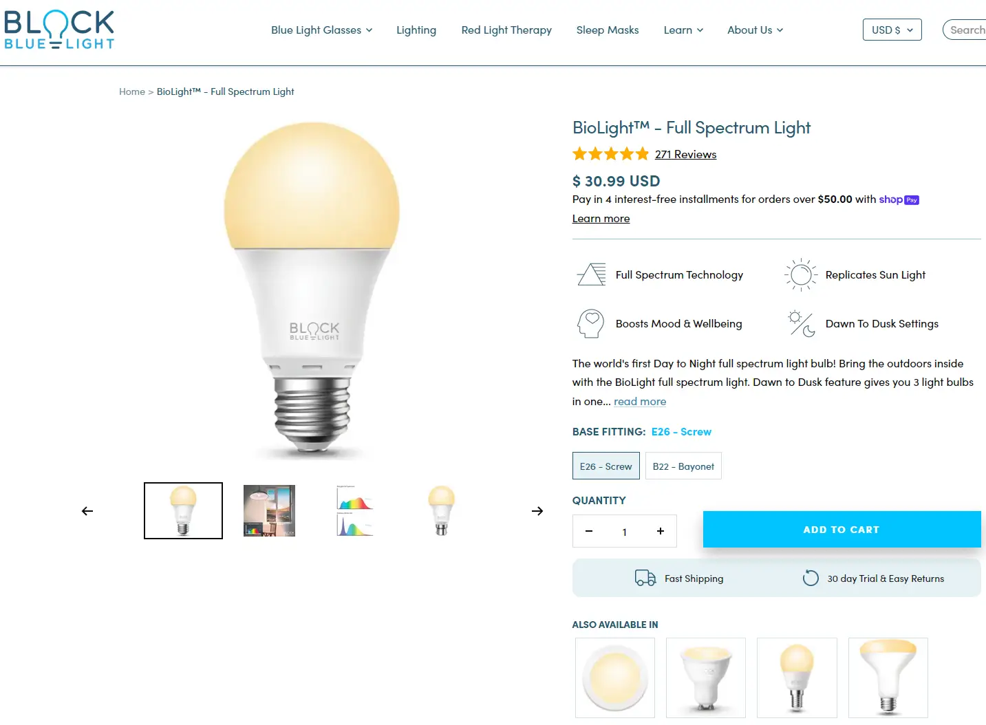 Light bulbs that mimic sunlight