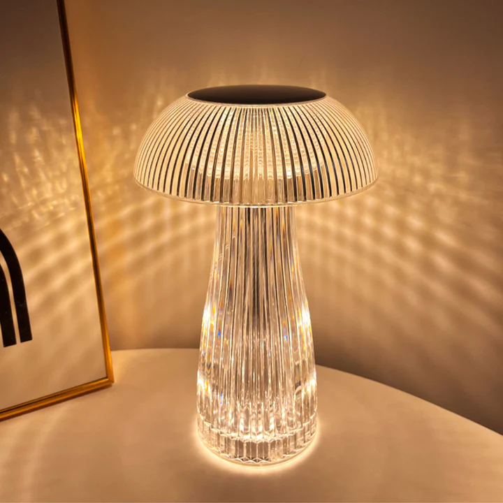 Reflection table lamp simulating sunlight