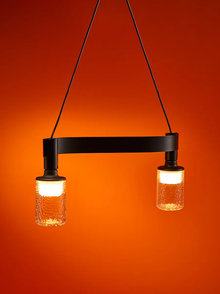 Chandeliers that simulate sunlight