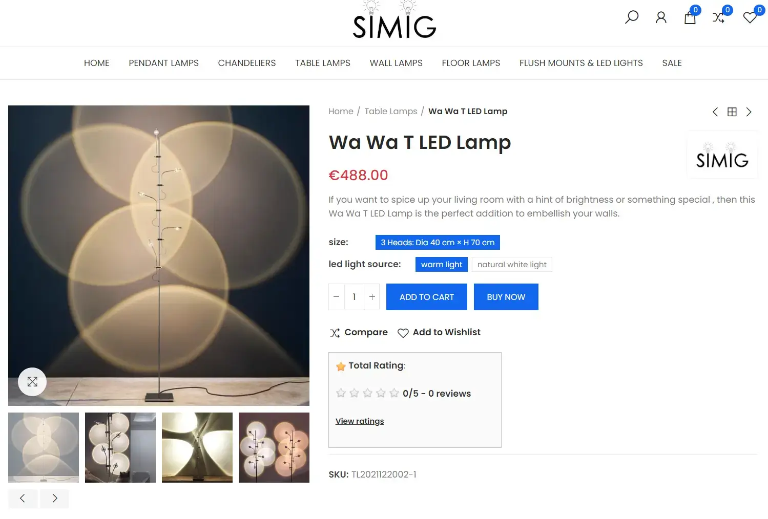 Wa wa floor lamp is the perfect addition to embellish your walls